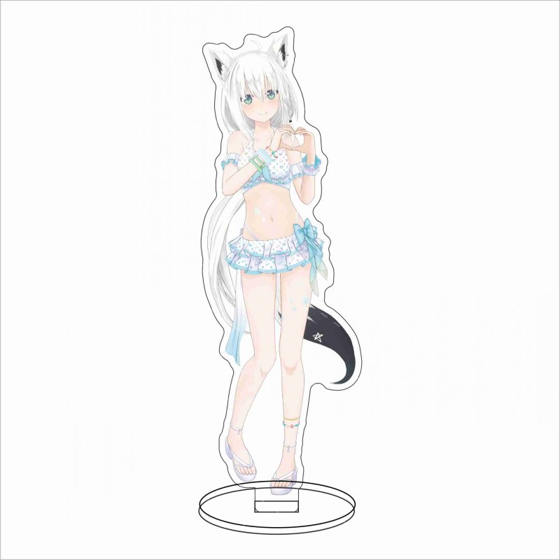 16CM Anime Hololive Shirakami  - đánh giá và giá Figma Stand Set