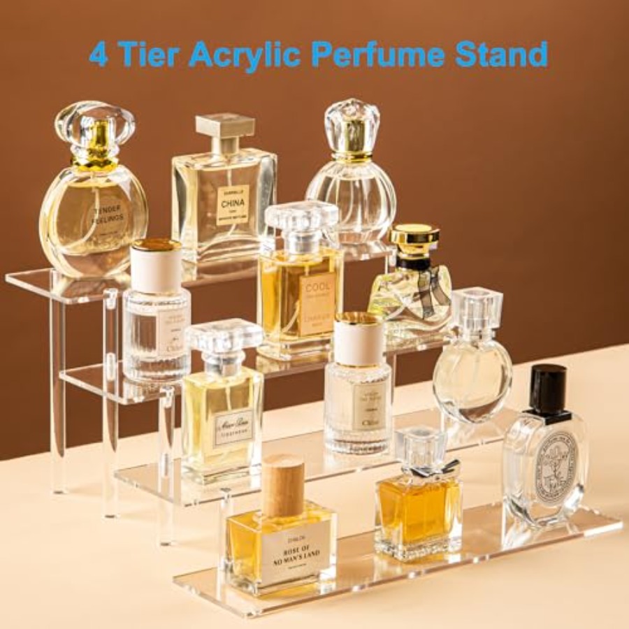 4 Tier Acrylic Perfume Organiz - đánh giá và giá Display Risers Set