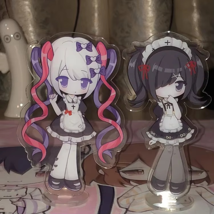 2pcs NEEDY GIRL OVERDOSE Acryl - đánh giá và giá Figma Stand Set