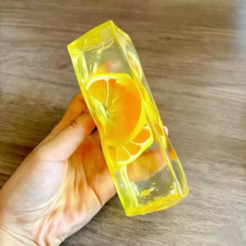 Kawaii Transparent Fruit Ice C - đánh giá và giá Fidget Cube Original